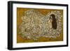 Liegende Frau. Oil on canvas (1917) 96 x 171 cm L 278.-Egon Schiele-Framed Giclee Print