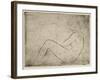 Liegender Akt (Meeresstimmung), 1910-Wilhelm Lehmbruck-Framed Giclee Print