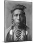 Lies Sideway-Edward Sheriff Curtis-Mounted Premium Giclee Print