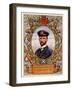 Lieut Commander Holbrook Vc Recipient 7, Stamp-null-Framed Art Print