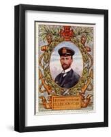 Lieut Commander Holbrook Vc Recipient 7, Stamp-null-Framed Art Print