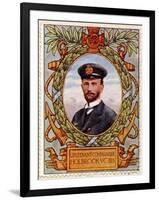 Lieut Commander Holbrook Vc Recipient 7, Stamp-null-Framed Art Print