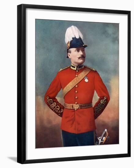 Lieutenant-Colonel Francois-Louis Lessard, Canadian Mounted Infantry, South Africa, 1902-Gray-Framed Giclee Print