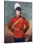 Lieutenant-Colonel Francois-Louis Lessard, Canadian Mounted Infantry, South Africa, 1902-Gray-Stretched Canvas