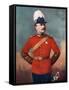 Lieutenant-Colonel Francois-Louis Lessard, Canadian Mounted Infantry, South Africa, 1902-Gray-Framed Stretched Canvas