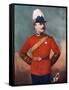 Lieutenant-Colonel Francois-Louis Lessard, Canadian Mounted Infantry, South Africa, 1902-Gray-Framed Stretched Canvas