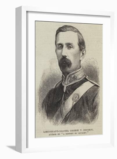 Lieutenant-Colonel George T Denison, Author of A History of Cavalry-null-Framed Giclee Print