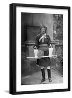 Lieutenant-Colonel Glr Richardson, Commander of the 18th Bengal Lancers, 1896-Gregory & Co-Framed Giclee Print