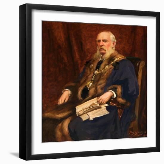 Lieutenant Colonel Henry Fishwick, Fsa, 1906-Thomas Edwin Mostyn-Framed Giclee Print