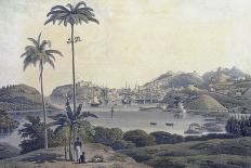 A View of the Town of St. George on the Island of Grenada, Taken from the Belmont Estate,…-Lieutenant-Colonel J. Wilson-Framed Stretched Canvas