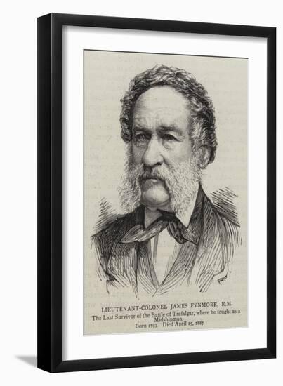 Lieutenant-Colonel James Fynmore-null-Framed Giclee Print