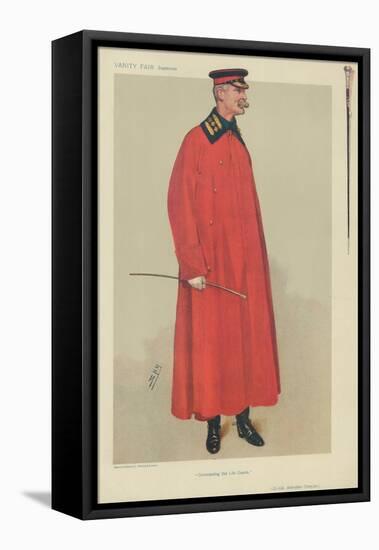 Lieutenant-Colonel John Anstruther-Thomson-Sir Leslie Ward-Framed Stretched Canvas