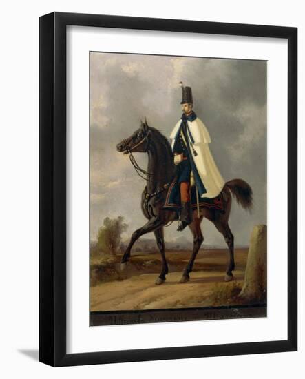 Lieutenant Colonel Officer Marching, 1814-1876-Faustino Joli-Framed Giclee Print