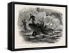 Lieutenant Cushing's Attack on the Albemarle, American Civil War, USA, 1870S-null-Framed Stretched Canvas