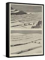 Lieutenant Garde's Expedition across Greenland-null-Framed Stretched Canvas