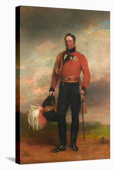 Lieutenant-General Rowland, Lord Hill, C.1819-George Dawe-Stretched Canvas