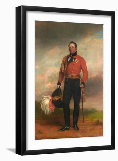 Lieutenant-General Rowland, Lord Hill, C.1819-George Dawe-Framed Giclee Print