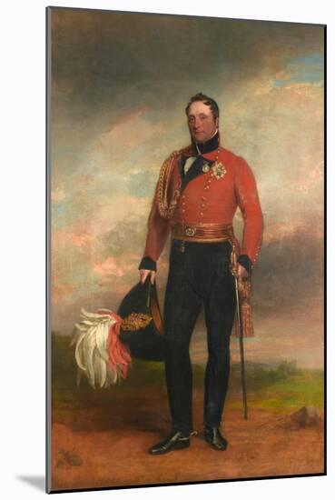 Lieutenant-General Rowland, Lord Hill, C.1819-George Dawe-Mounted Giclee Print