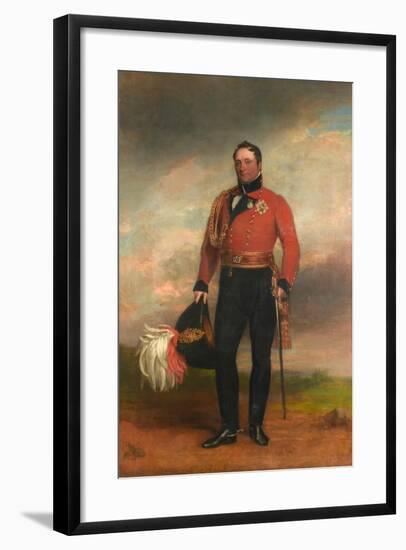 Lieutenant-General Rowland, Lord Hill, C.1819-George Dawe-Framed Giclee Print