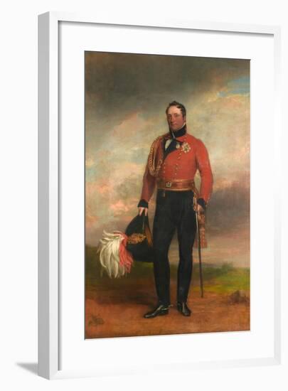 Lieutenant-General Rowland, Lord Hill, C.1819-George Dawe-Framed Giclee Print