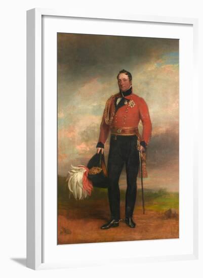 Lieutenant-General Rowland, Lord Hill, C.1819-George Dawe-Framed Giclee Print