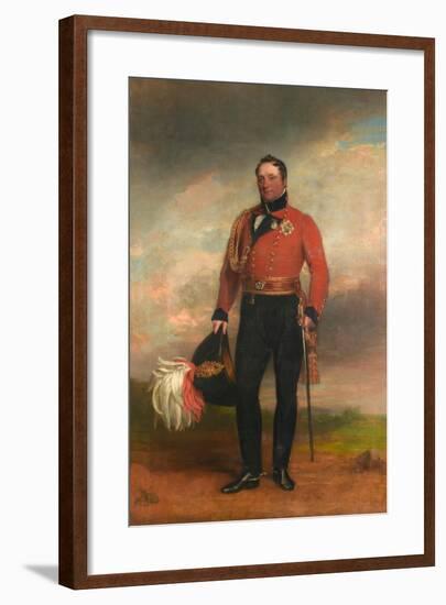 Lieutenant-General Rowland, Lord Hill, C.1819-George Dawe-Framed Giclee Print