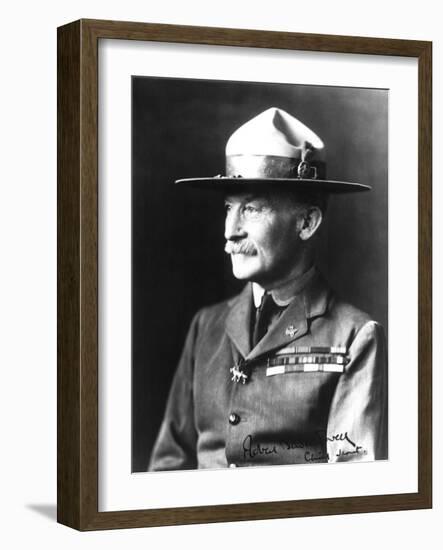 Lieutenant General Sir Robert Stephenson Smyth Baden-Powell (1857-1941)-French Photographer-Framed Photographic Print