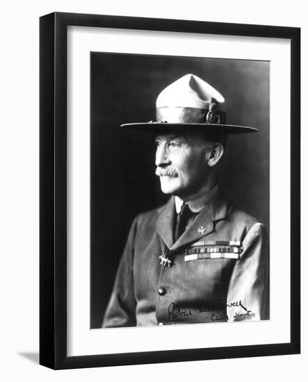 Lieutenant General Sir Robert Stephenson Smyth Baden-Powell (1857-1941)-French Photographer-Framed Photographic Print