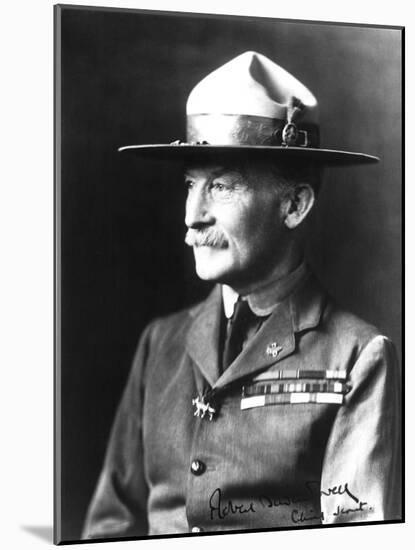 Lieutenant General Sir Robert Stephenson Smyth Baden-Powell (1857-1941)-French Photographer-Mounted Photographic Print