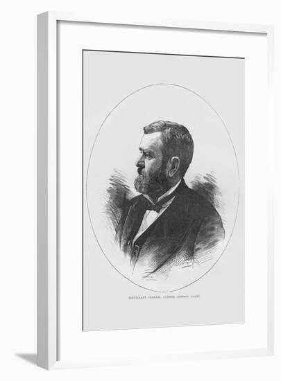 Lieutenant General Ulysses S. Grant-Frank Leslie-Framed Art Print