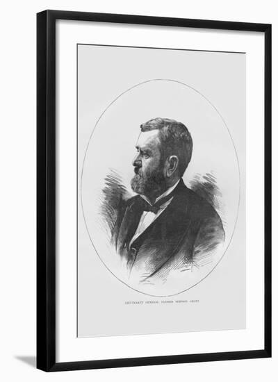 Lieutenant General Ulysses S. Grant-Frank Leslie-Framed Art Print