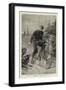 Lieutenant George Martos Riding on a Bicycle from St Petersburg to Paris Attacked by Dogs in a Russ-Charles Joseph Staniland-Framed Giclee Print