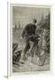 Lieutenant George Martos Riding on a Bicycle from St Petersburg to Paris Attacked by Dogs in a Russ-Charles Joseph Staniland-Framed Giclee Print