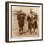 Lieutenant Georges Guynemer and Captain Felix Brocard, French Fighter Pilots, 5 February 1916-null-Framed Premium Giclee Print