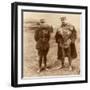 Lieutenant Georges Guynemer and Captain Felix Brocard, French Fighter Pilots, 5 February 1916-null-Framed Premium Giclee Print