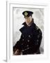 Lieutenant Grahame Johnstone, D.S.C., R.N.V.R. (D.1946) 1940-Doris Clare Zinkeisen-Framed Giclee Print