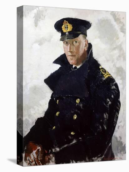 Lieutenant Grahame Johnstone, D.S.C., R.N.V.R. (D.1946) 1940-Doris Clare Zinkeisen-Stretched Canvas