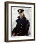 Lieutenant Grahame Johnstone, D.S.C., R.N.V.R. (D.1946) 1940-Doris Clare Zinkeisen-Framed Giclee Print