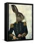 Lieutenant Hare-Fab Funky-Framed Stretched Canvas