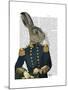 Lieutenant Hare-Fab Funky-Mounted Art Print