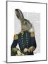 Lieutenant Hare-Fab Funky-Mounted Art Print