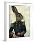 Lieutenant Hare-Fab Funky-Framed Art Print