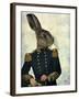 Lieutenant Hare-Fab Funky-Framed Art Print