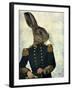 Lieutenant Hare-Fab Funky-Framed Art Print