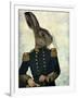 Lieutenant Hare-Fab Funky-Framed Art Print