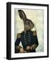 Lieutenant Hare-Fab Funky-Framed Art Print