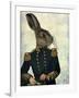 Lieutenant Hare-Fab Funky-Framed Art Print