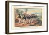 Lieutenant, Midshipman and Armed Seamen, 1830-Werner-Framed Art Print