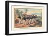 Lieutenant, Midshipman and Armed Seamen, 1830-Werner-Framed Art Print