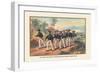 Lieutenant, Midshipman and Armed Seamen, 1830-Werner-Framed Art Print